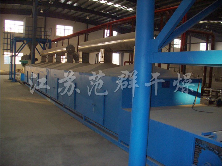 Hollow paddle drying equipment for sludge